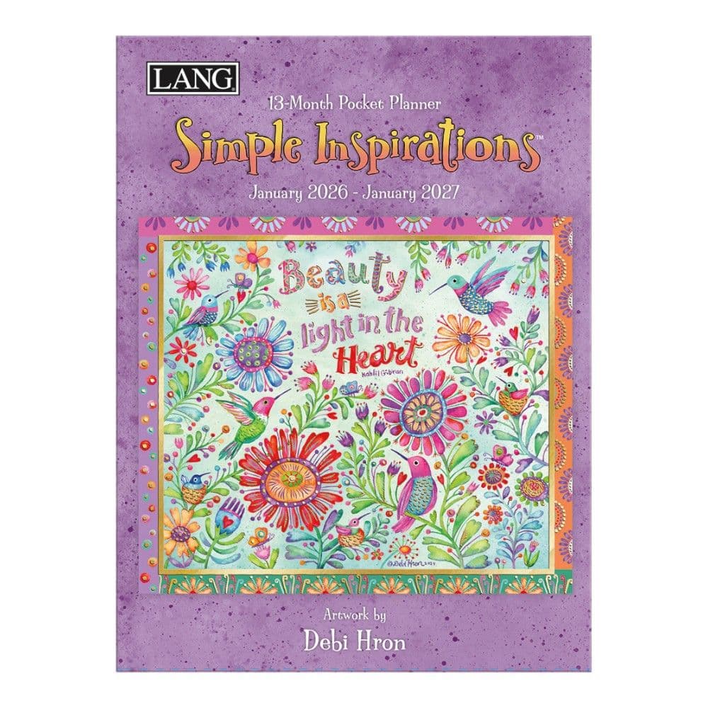 Simple Inspirations Monthly 2026 Pocket Planner Main Image
