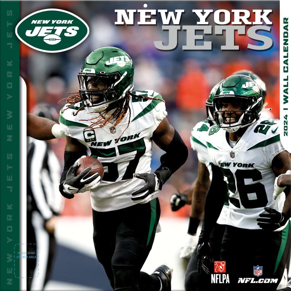 NFL New York Jets 2024 Wall Calendar 