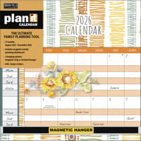 image Watercolor Wonder Plan It 2026 Wall Calendar_Main Image