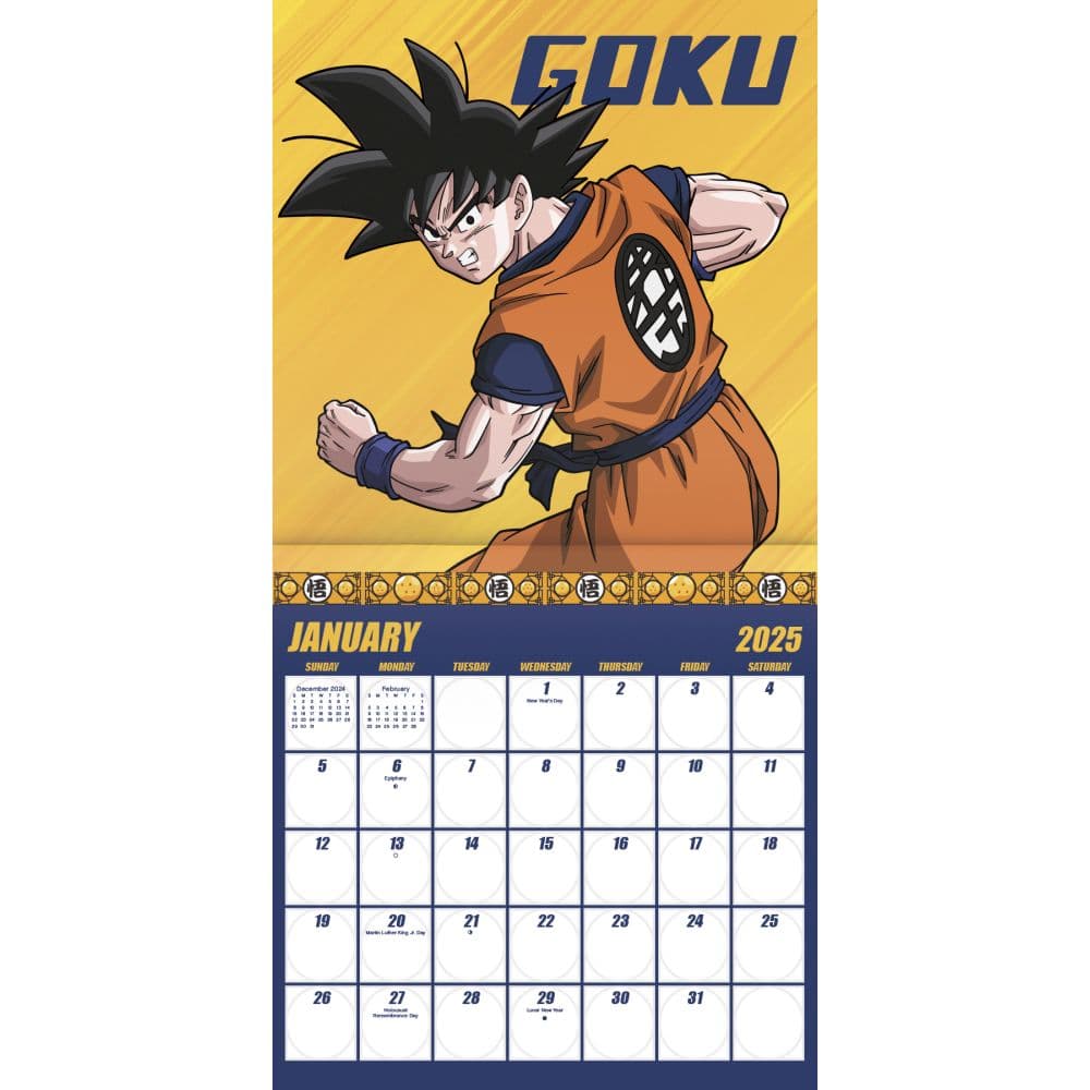Dragon Ball Z 2025 Wall Calendar - Calendars.com Dragon Ball Z 2025 Wall Calendar - Calendars.com