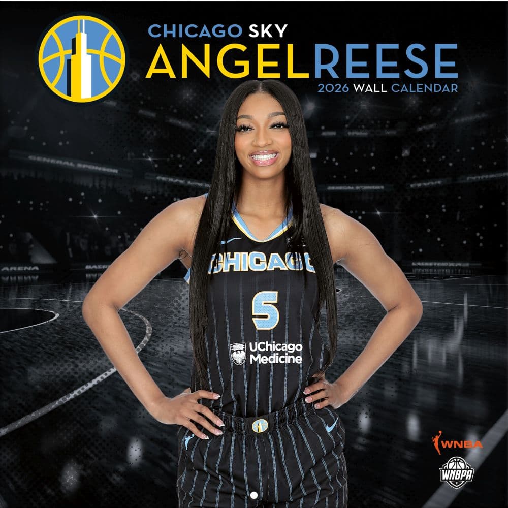 image WNBA Chicago Angel Reese 2026 Wall Calendar Main Product Image