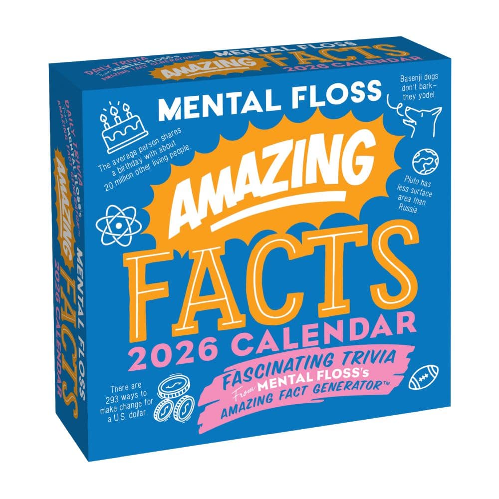 Mental Floss Amazing Facts 2026 Desk Calendar Main Image