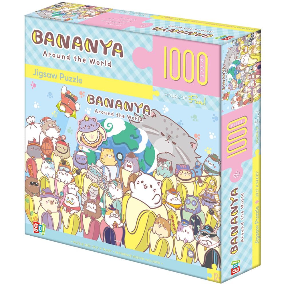 Bananya World 1000 Piece Puzzle Second Alternate Image