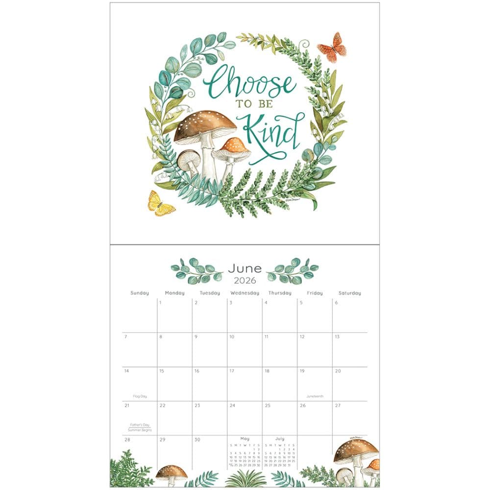 Kindness Matters by Deb Strain 2026 Wall Calendar Second Alternate Image