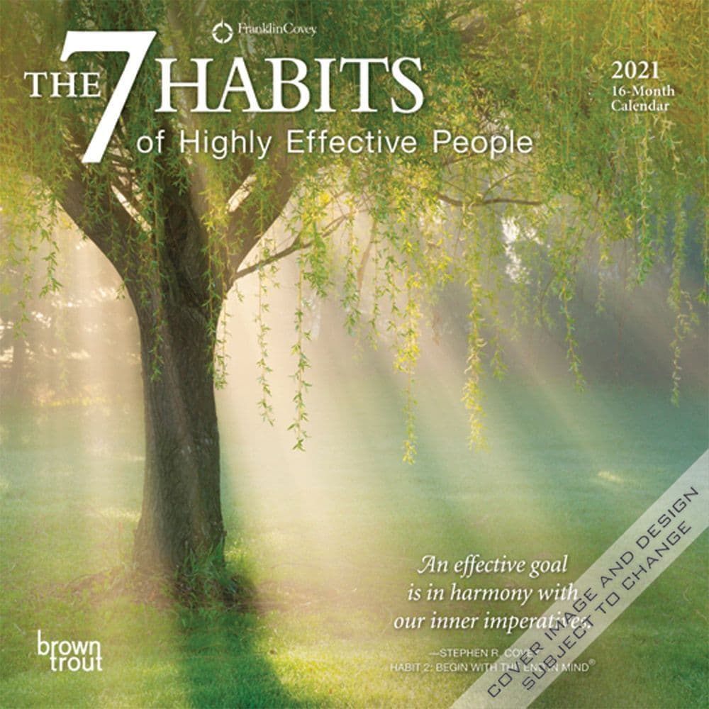 7 Habits of Highly Mini Wall Calendar