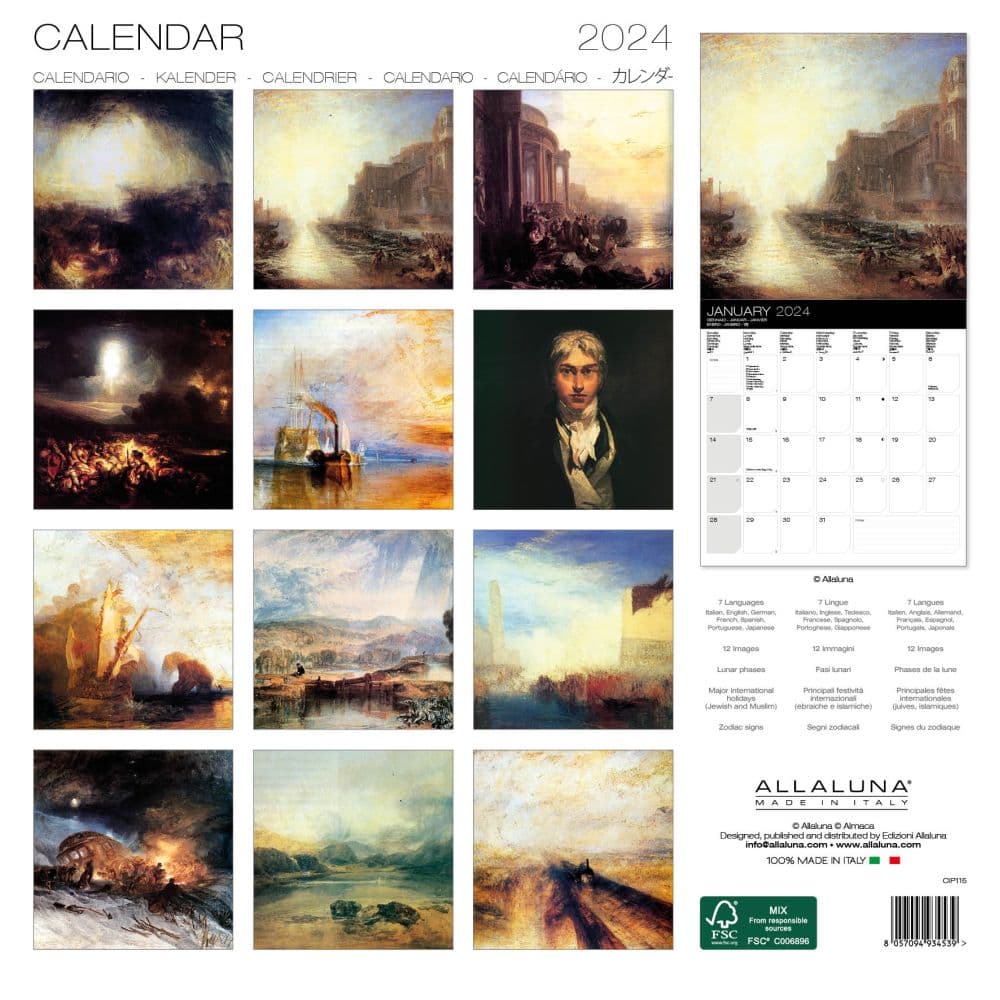 Turner 2024 Wall Calendar