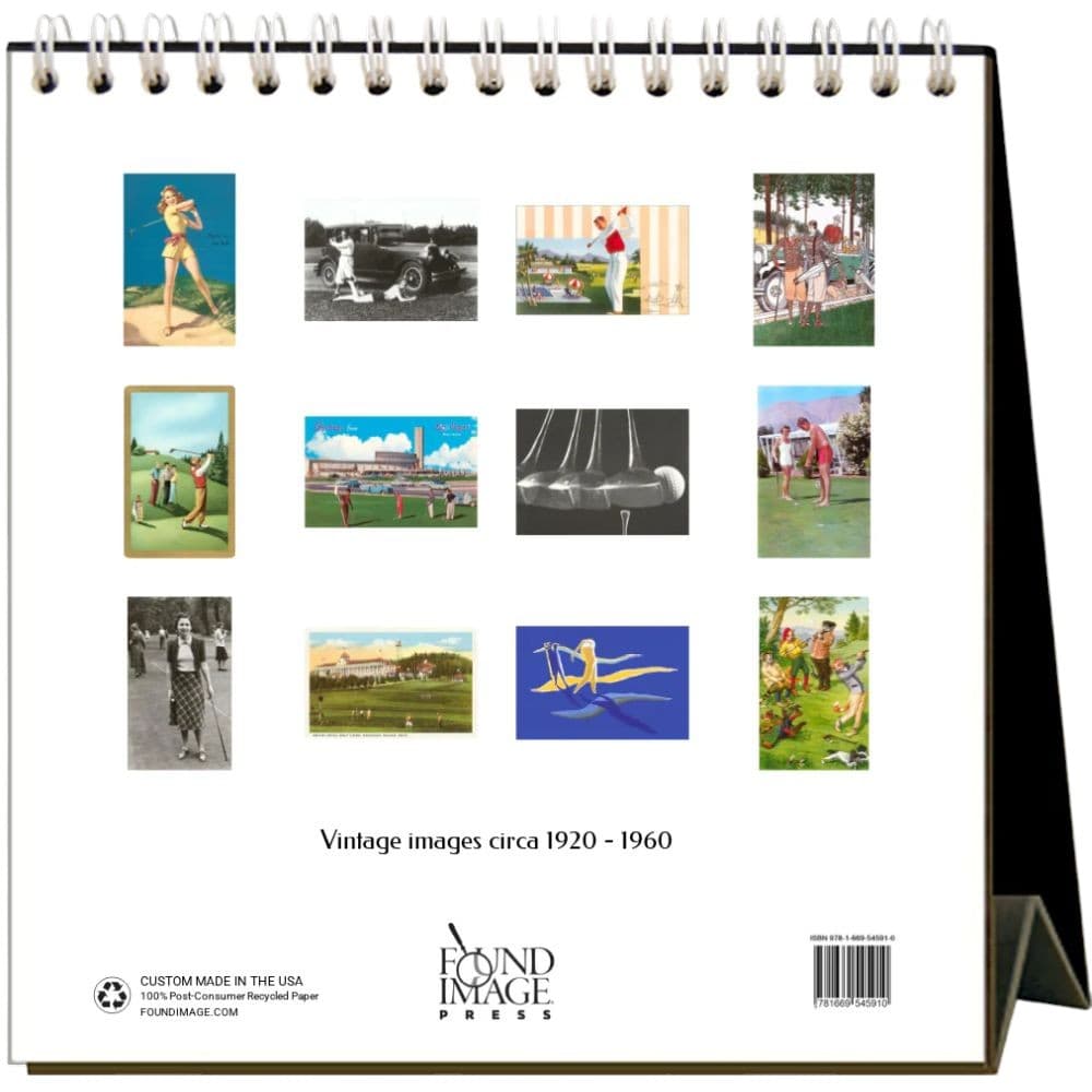 Golf 2026 Easel Desk Calendar First Alternate Image