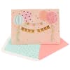 image Baby Girl Banners &amp; Balloons New Baby Card 3D