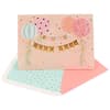 image Baby Girl Banners &amp; Balloons New Baby Card 3D