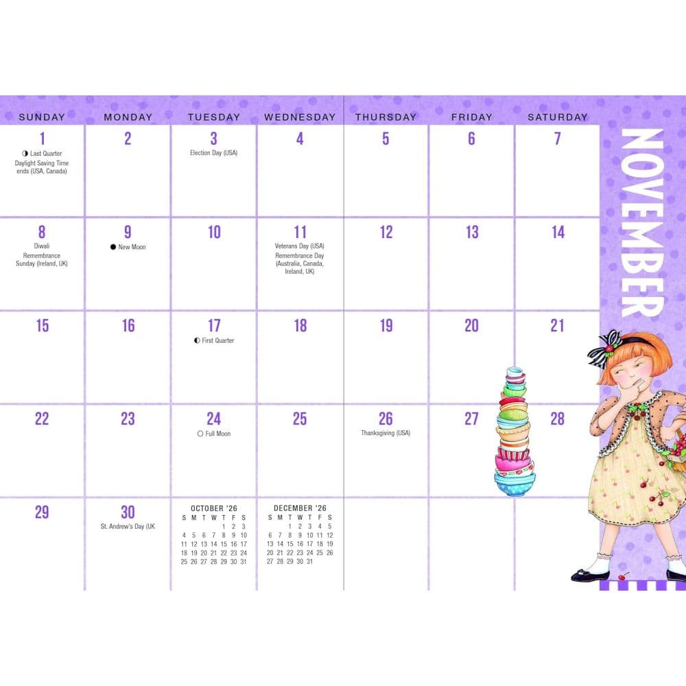 Mary Engelbreit Monthly 2026 Pocket Planner Third Alternate Image