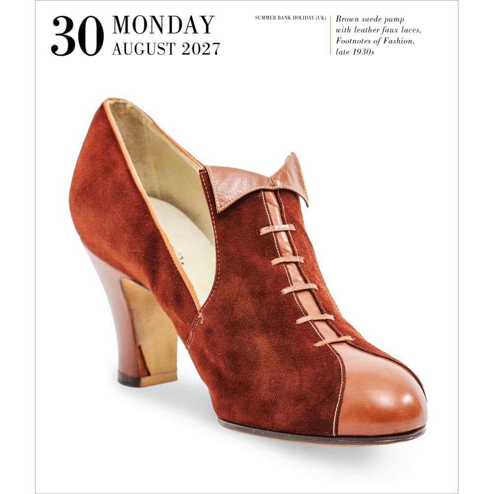 Shoes Page-A-Day Gallery 2027 Desk Calendar Third Alternate Image