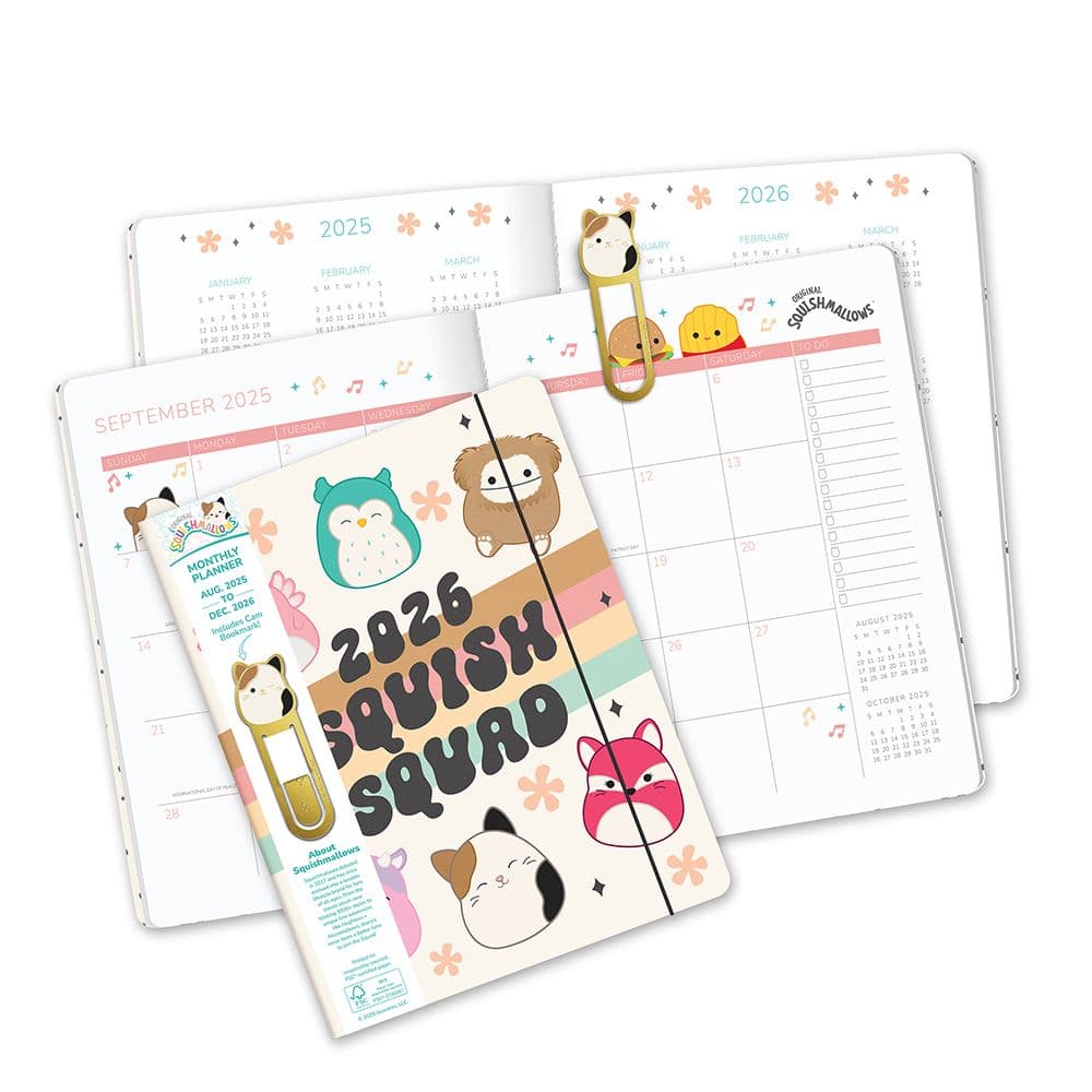 Squishmallows Monthly 2026 Planner Sixth Alternate Image