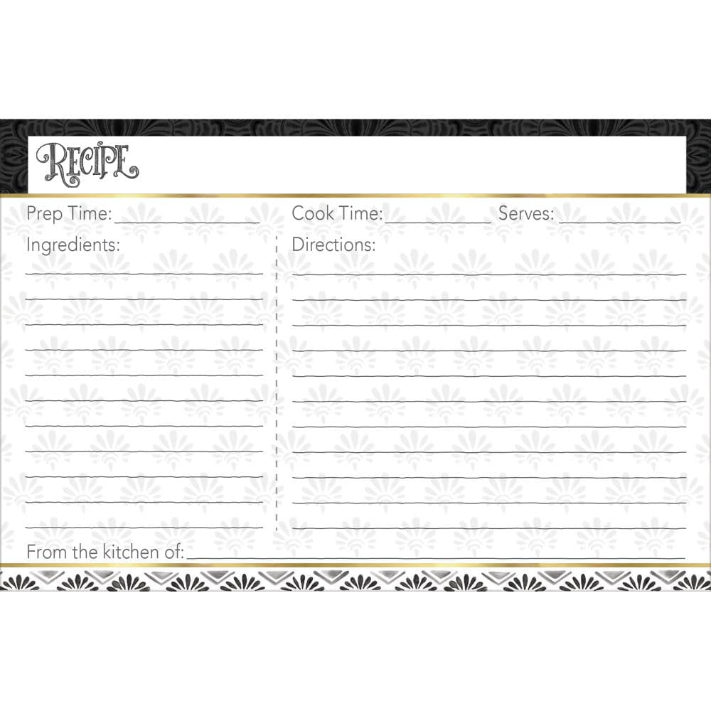 Kitchen Memories 4X6 Recipe Cards First Alternate Image