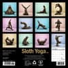 image Sloth Yoga 2025 Mini Wall Calendar First Alternate Image width=&quot;1000&quot; height=&quot;1000&quot;