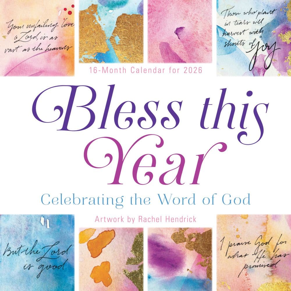 Bless This Year 2026 Wall Calendar_Main Image