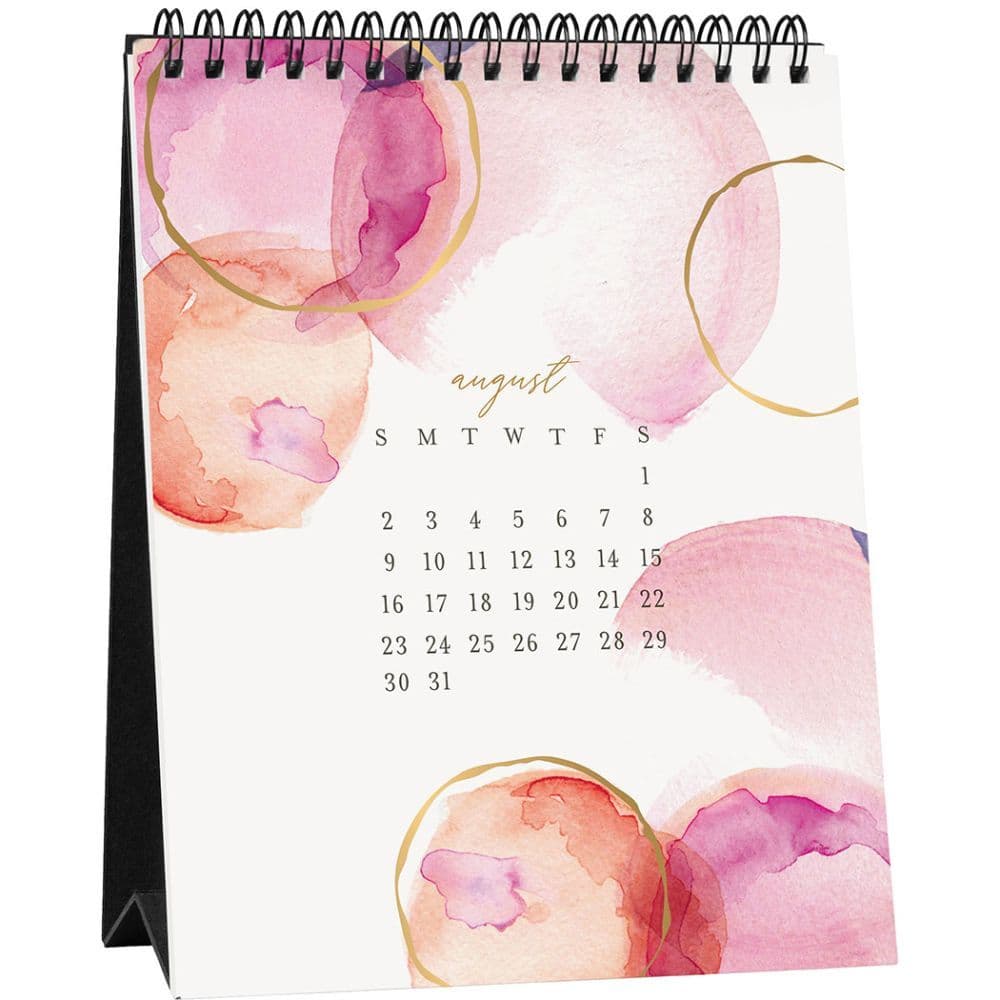 2021 Abstract Watercolor Easel Calendar
