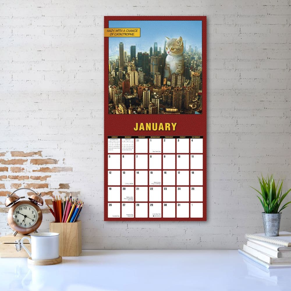 Catzilla 2025 Wall Calendar