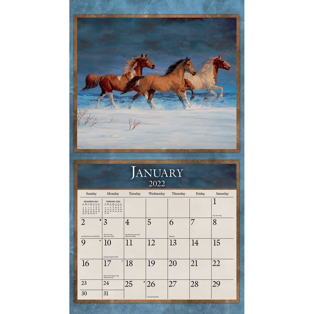 Horses In The Mist 2022 Wall Calendar - Calendars.com