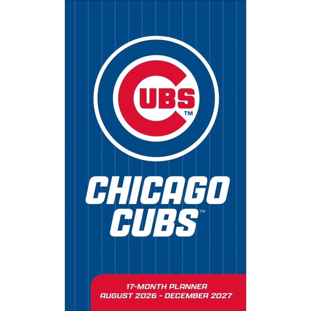 MLB Chicago Cubs 17 Month 2027 Pocket Planner Main Product Image