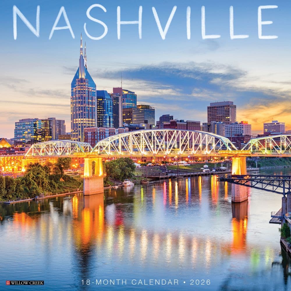 image Nashville 2026 Wall Calendar