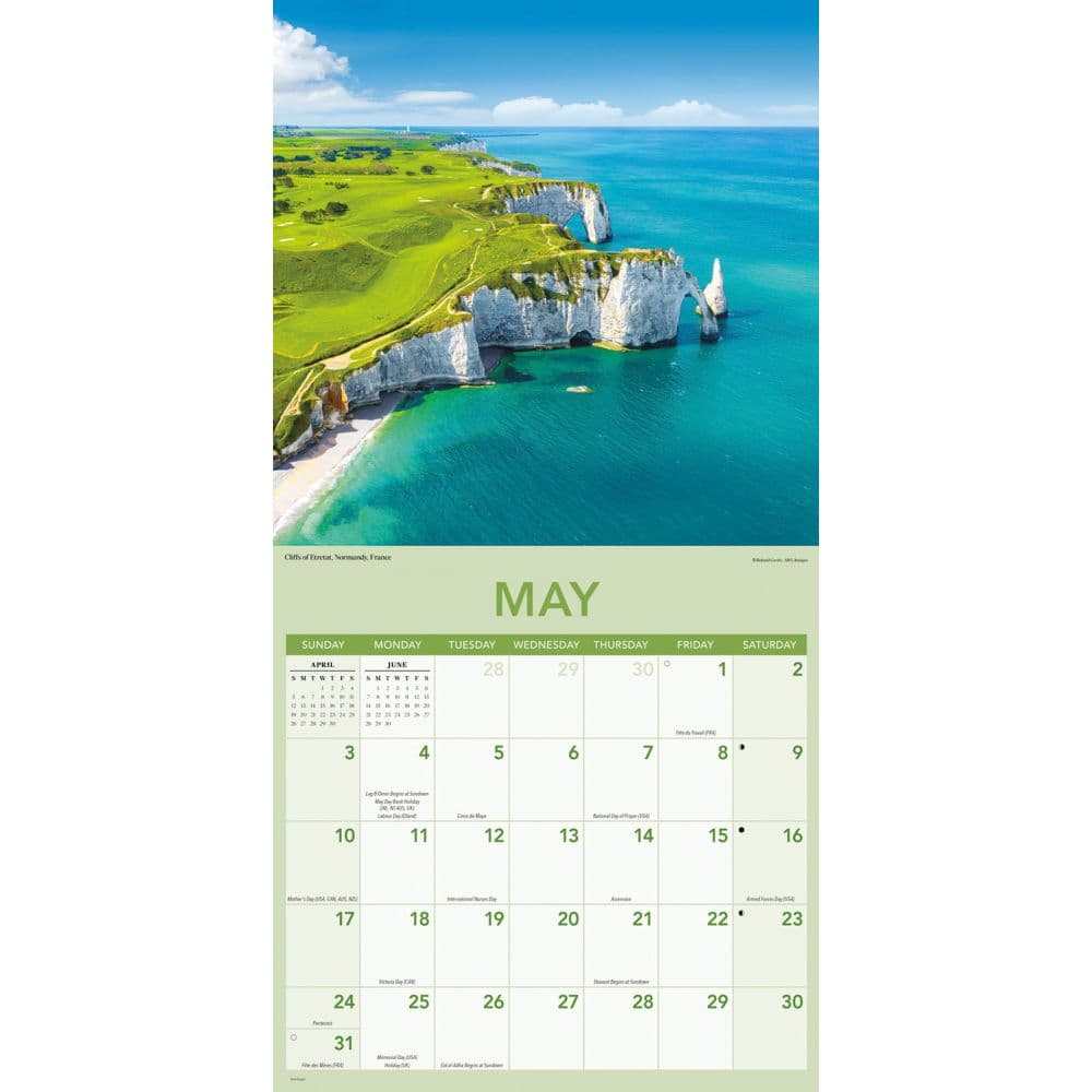Ocean Views 2026 Wall Calendar Second Alternate Image