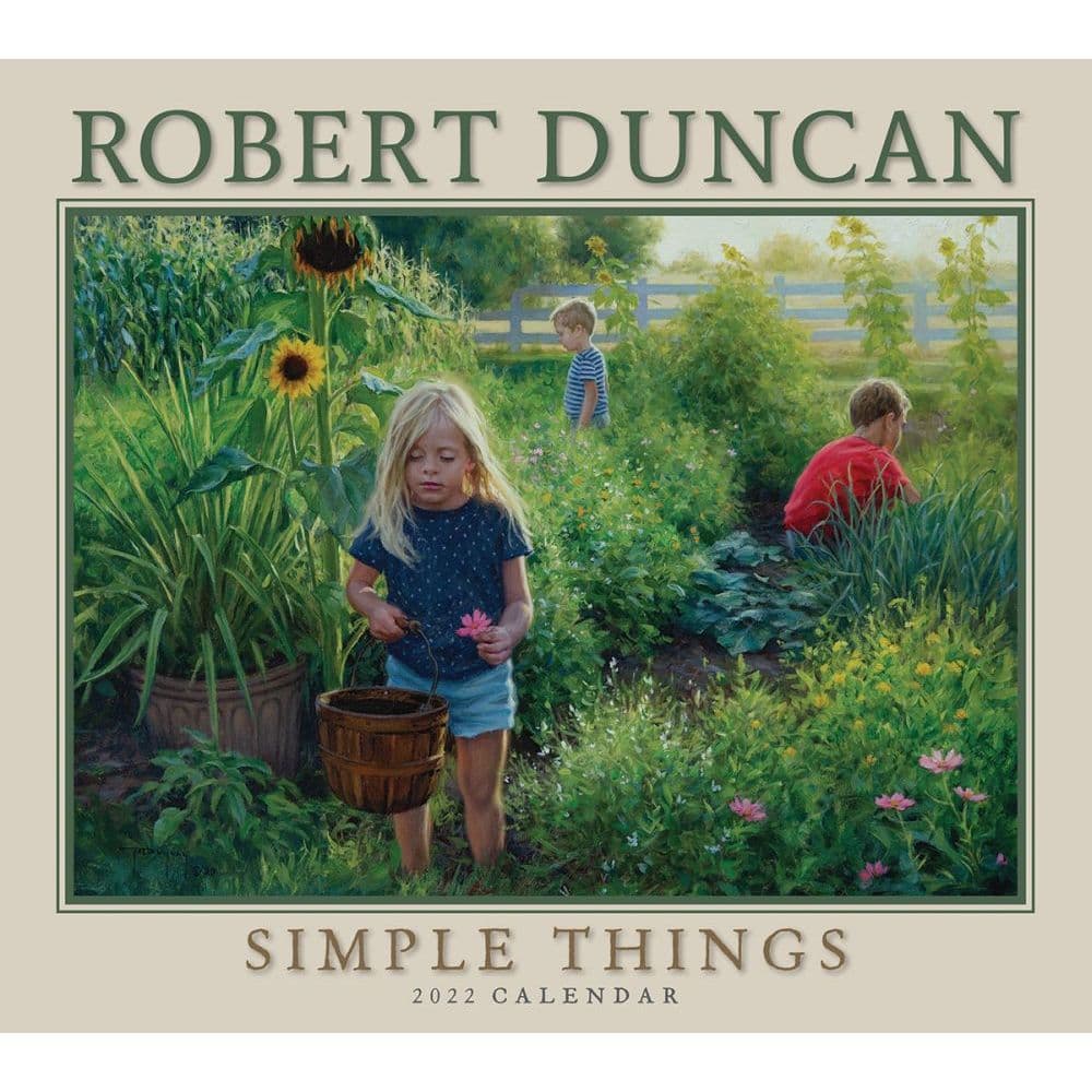 Robert Duncan Simple Things 2022 Deluxe Wall Calendar