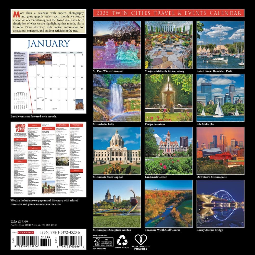 Twin Cities Events 2025 Wall Calendar Calendars com Twin Cities Events 2025 Wall Calendar Calendars com
