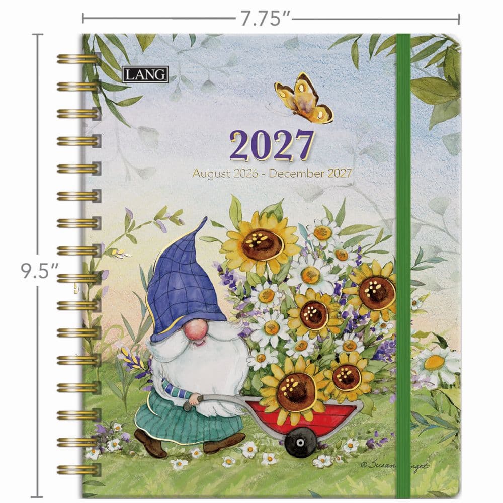 Gnome Sweet Gnome Deluxe 2027 Planner by Susan Winget Fifth Alternate Image