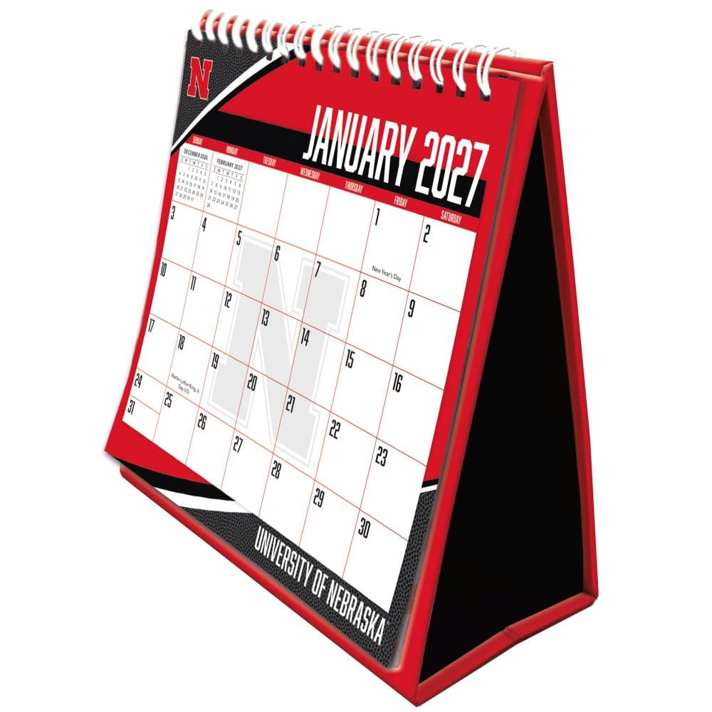 image Nebraska Cornhuskers 2027 Easel Desk Calendar Main Product Image