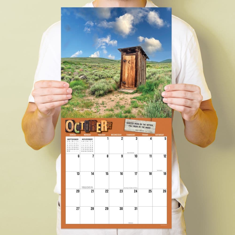 Outhouses 2024 Wall Calendar Fourth Alternate Image width=&quot;1000&quot; height=&quot;1000&quot;