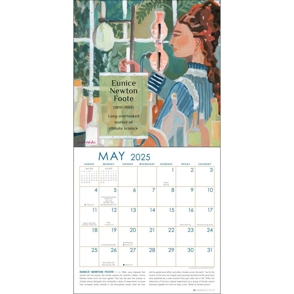 Women Who Rock Our World 2025 Wall Calendar Second Alternate Image