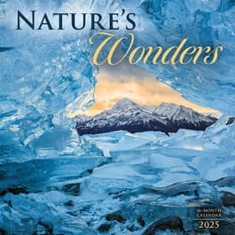 Natures Wonders 2025 Wall Calendar