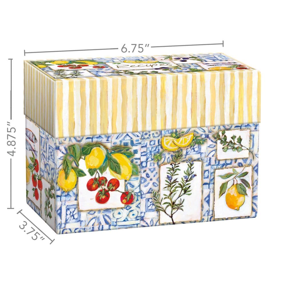 Portofino Cucina Recipe Card Box Third Alternate Image