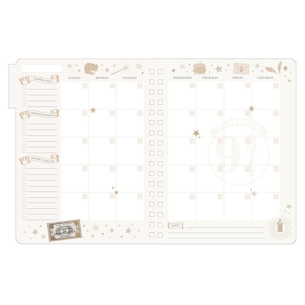 Harry Potter Magical Places Undated Planner Third Alternate Image