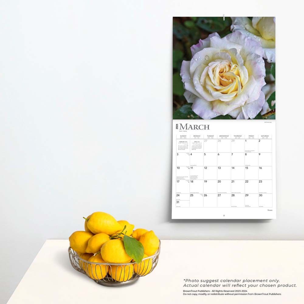 Roses 2025 Wall Calendar
