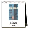 image Chicago Nostalgic 2024 Easel Desk Calendar Main Product Image width=&quot;1000&quot; height=&quot;1000&quot;
