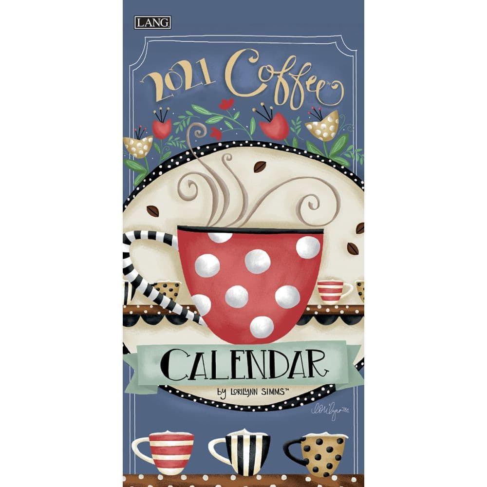 2025 Wall Calendar Coffee 