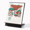 image Mushroom Letter Press 2026 Desk Calendar Second Alternate Image