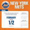 image MLB New York Mets 2025 Desk Calendar Second Alternate Image