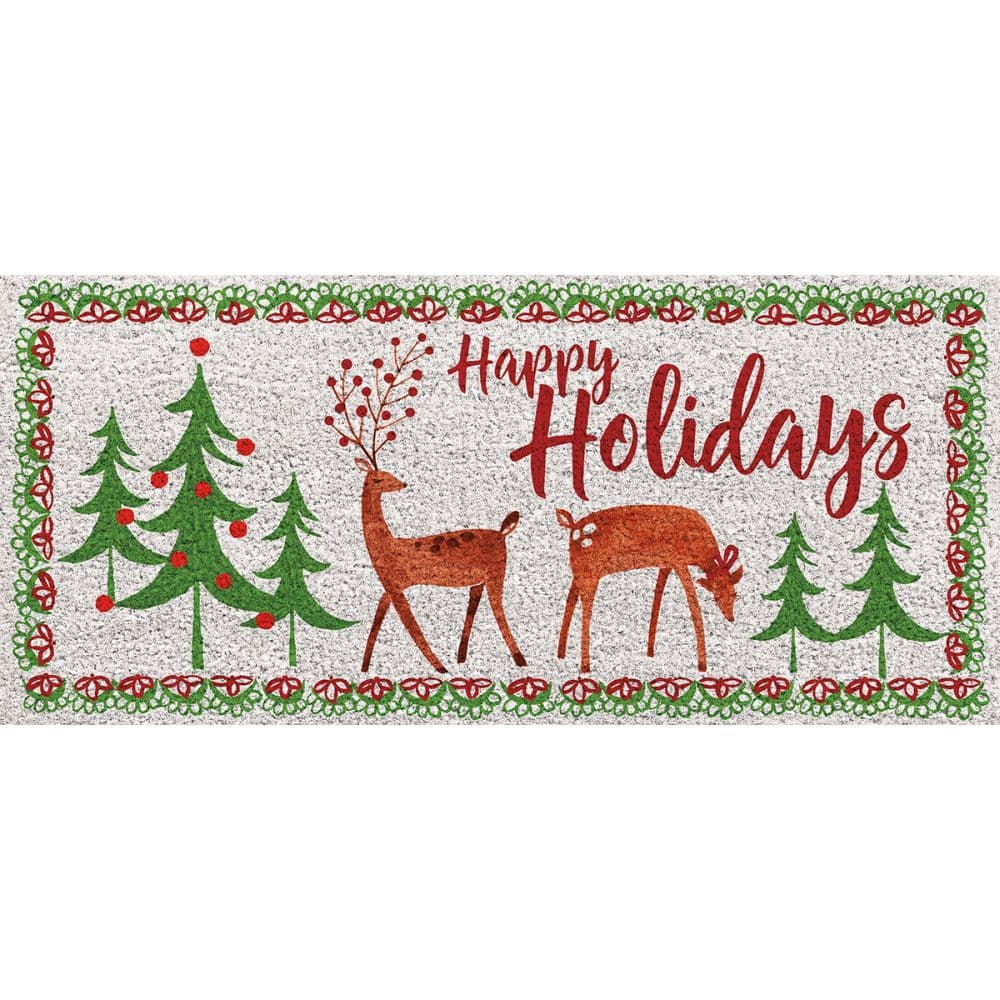 Whimsy Winter Coir Large Doormat