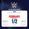 image WWE 2025 Desk Calendar Third Alternate Image