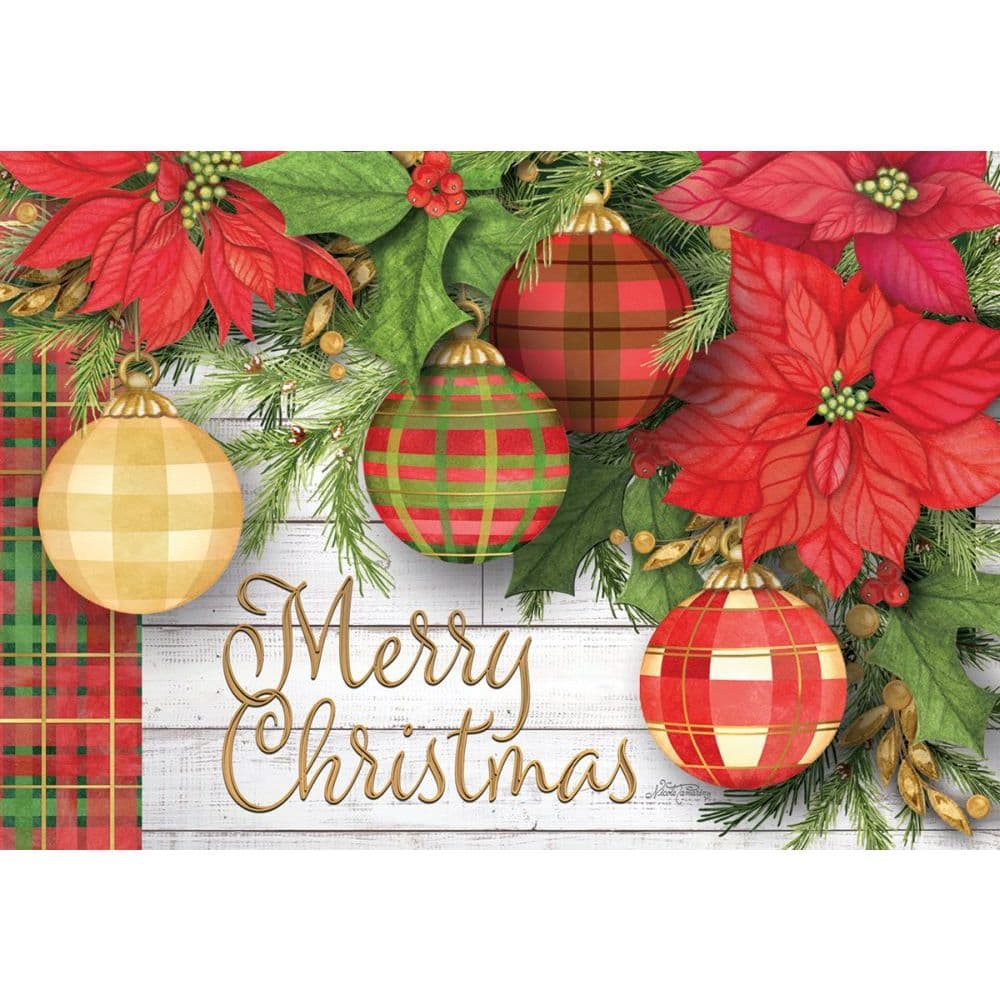 Ornaments Petite Christmas Cards by Nicole Tamarin Main Image