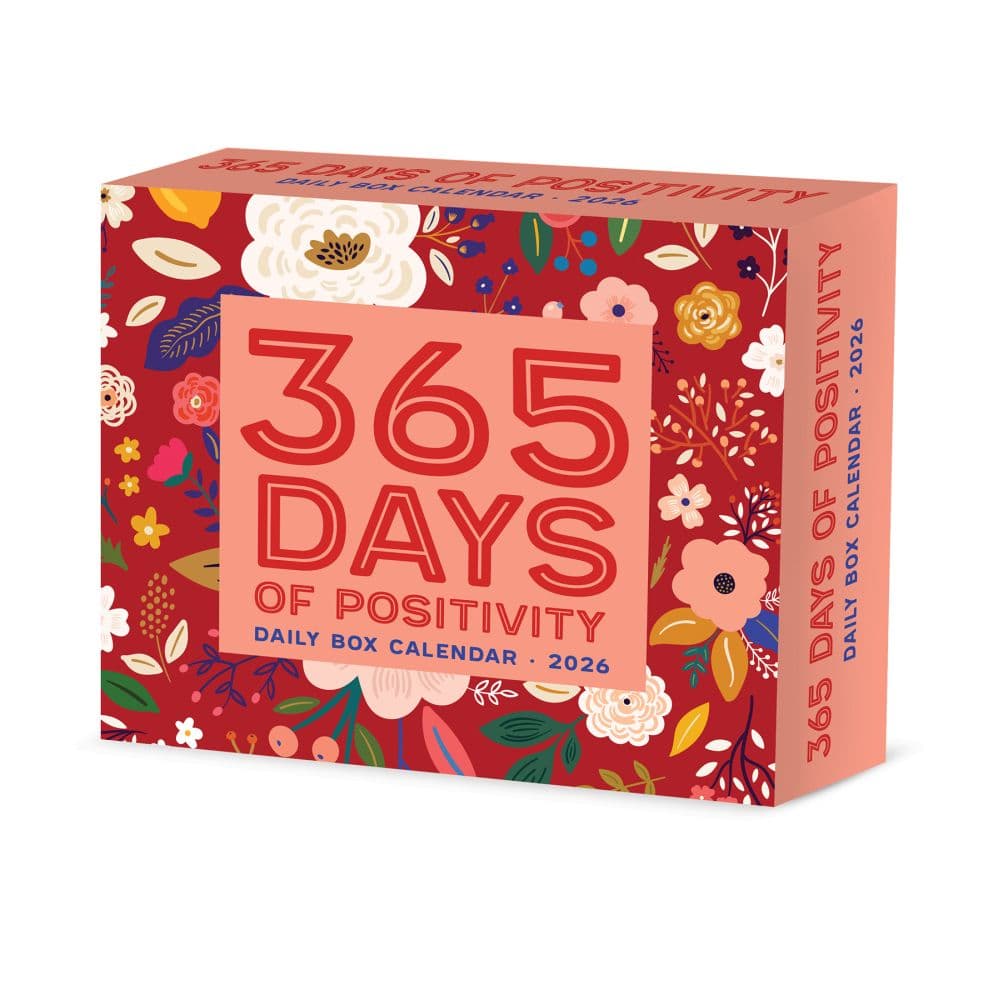 365 Days of Positivity 2026 Desk Calendar Main Image