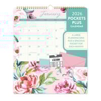image Bella Flora Pockets Plus 2026 Wall Calendar