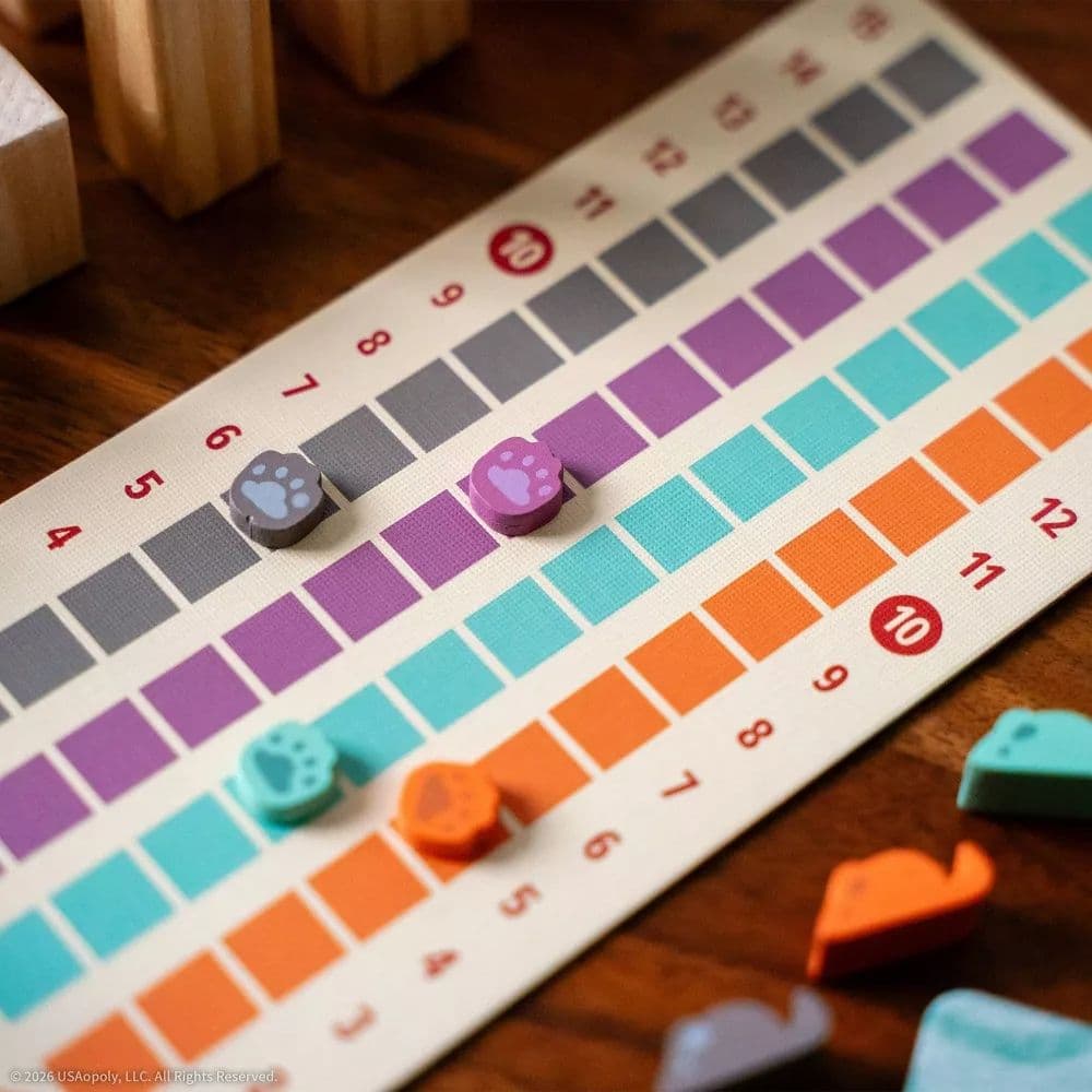Cats Knocking Things of Ledges Board Game Sixth Alternate Image