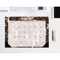 image Woodland Mushroom 17x12 2026 Desk Pad