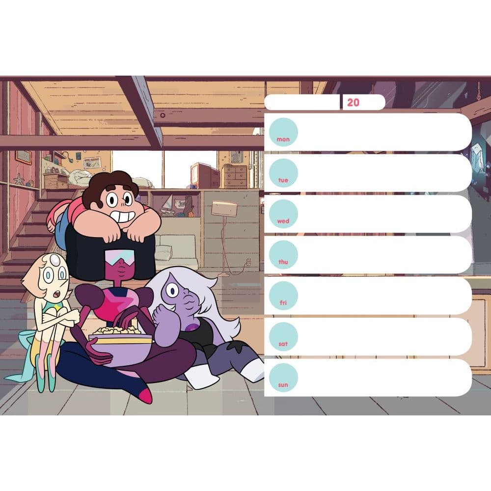 Steven Universe Undated Weekly Planner