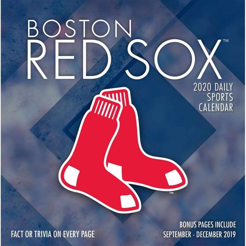 Boston Red Sox Desk Calendar Calendars Com