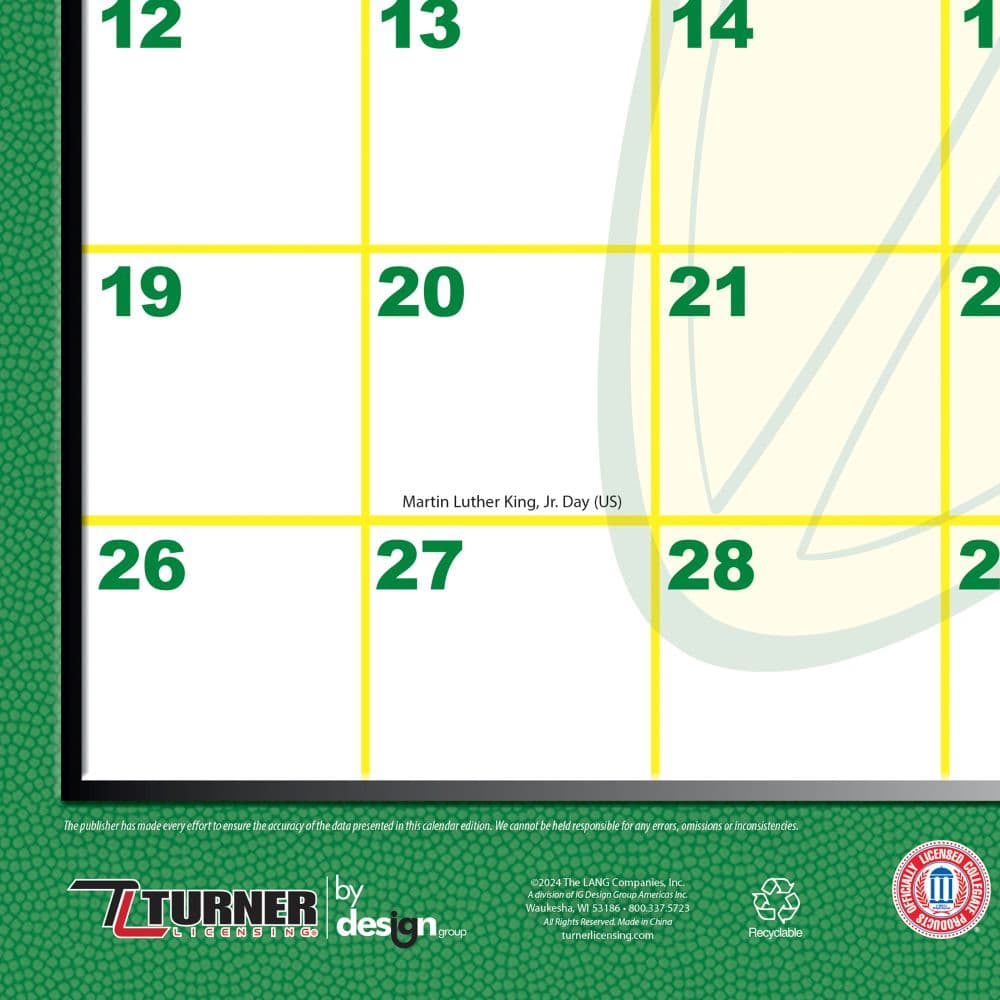 COL Oregon Ducks 2025 Desk Pad Second Alternate Image width="1000" height="1000"