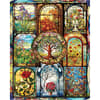 image Four Seasons Stained Glass 1000 Piece Puzzle by Lois B. Sutton First Alternate Image